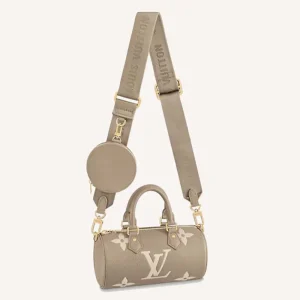 Louis Vuitton Women Papillon BB Dove Cream Embossed Supple Grained Cowhide Leather