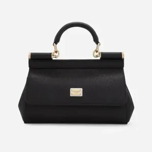 Dolce Gabbana D&G Women Small Sicily Handbag-Black BB7116A100180999