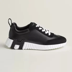 Hermes Unisex Bouncing Sneaker-Black H242250Z 02350