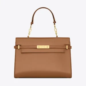 Saint Laurent YSL Women Manhattan Top-handle in Box Saint Laurent-Brown