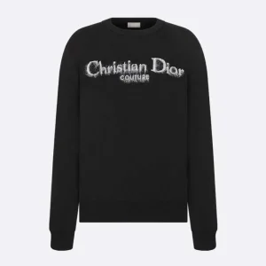 Dior Men Christian Dior Couture Sweater Black Wool Blend