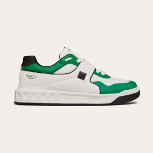 Valentino Unisex ONE STUD Low-Top Nappa Sneaker-Green XY0S0E71NWN