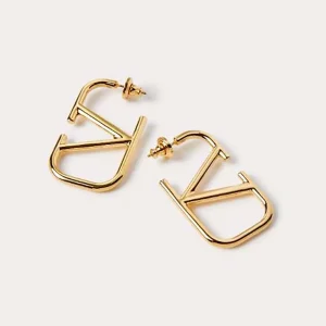 Valentino Women VLogo Signature Metal Earrings 5W2J0F96MET_CS4