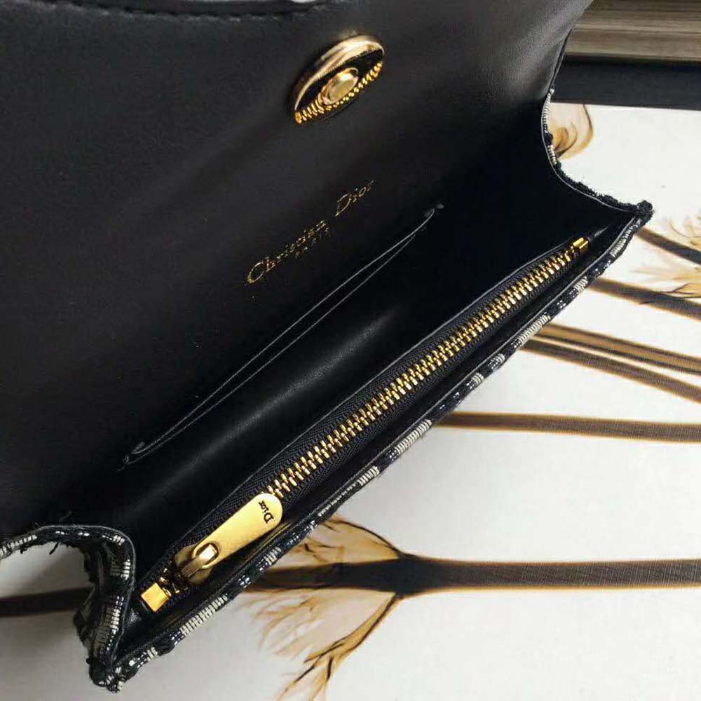 Dior Women Oblique Saddle Belt Bag-Navy S5619CTZQ