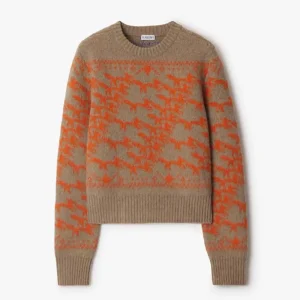 Burberry Men Cropped Fox Wool Sweater 80935351