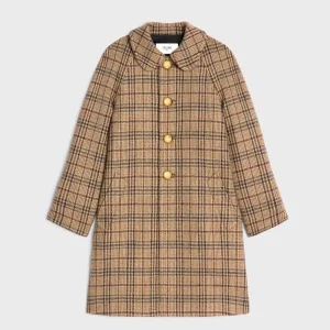 Celine Women Victoire Mac in Prince of Wales Wool