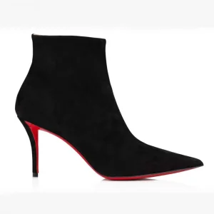 Christian Louboutin Women So Apostropha Booty 80 mm Low Boots-Black