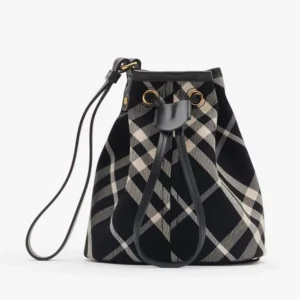 Burberry Women Check Drawstring Pouch​ 80939161