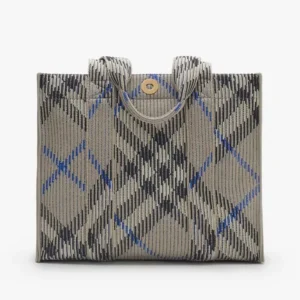 Burberry Women Small Check Knitted Tote 81040341
