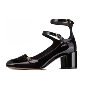 Dior Women Aime Dior Pump Black Patent Calfskin