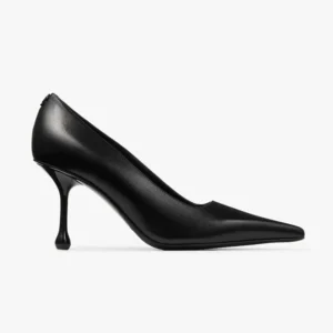 Jimmy Choo Women Ixia 80 Black Nappa Leather Pumps