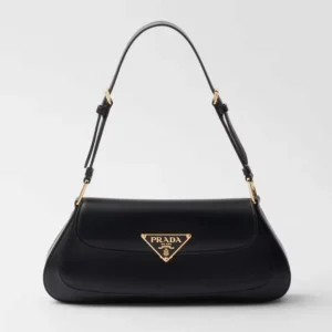 Prada Women Leather Shoulder Bag-Black 1BD344