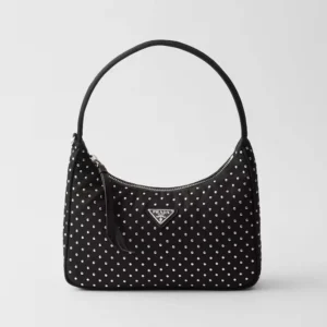 Prada Women Re-Edition Re-Nylon Mini Bag with Studs 1BC515
