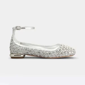 Roger Vivier Women Viv’ Podium Ballerinas in Sequins