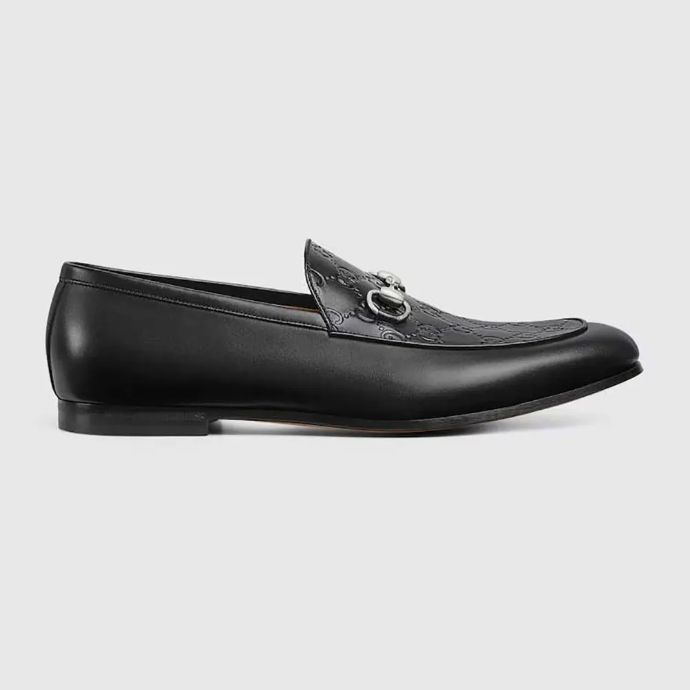 Gucci Men Loafer with Horsebit-Black 798997AAD7E1000