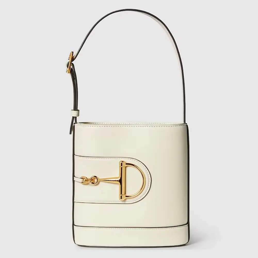 Gucci Women 73 Mini Bucket Bag-White 833665AAEC29540