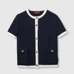 Gucci Women Fine Cotton Cardigan 819373XKEOT4144