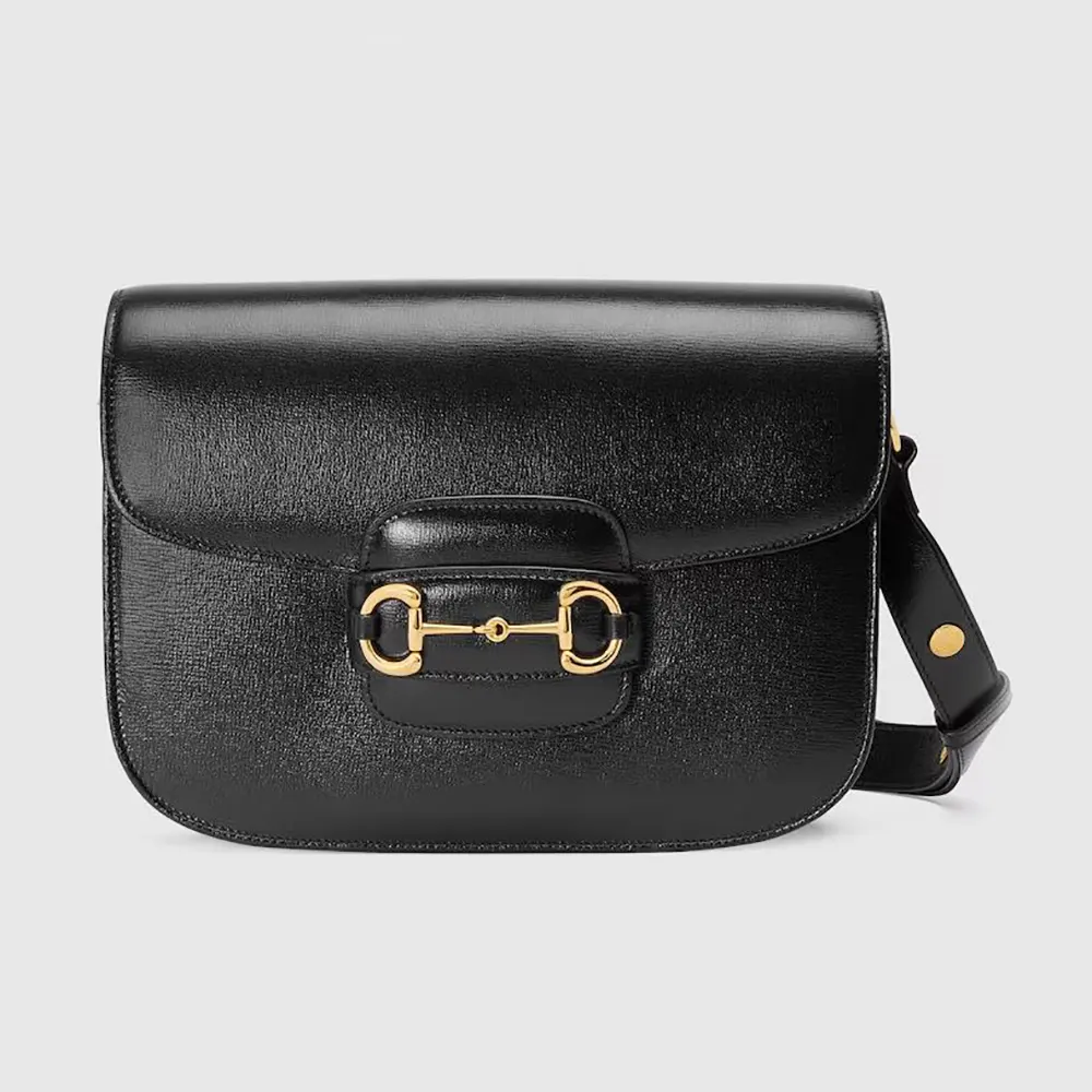 Gucci Women Horsebit 1955 Small Shoulder Bag 6022041DB0G1000