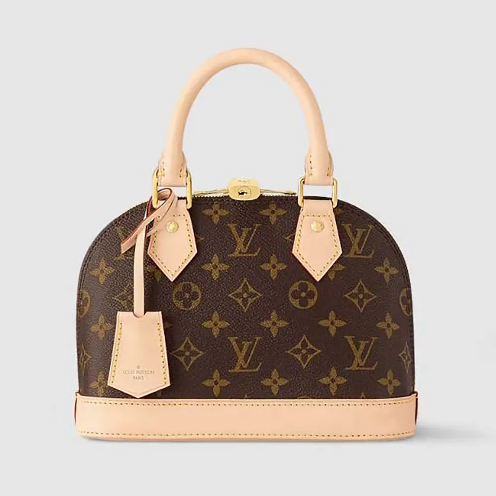 Louis Vuitton LV Women Alma BB Monogram Coated Canvas-Brown M46990