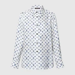 Louis Vuitton LV Men Aquarelle Monogram Silk Shirt 1AHGW8