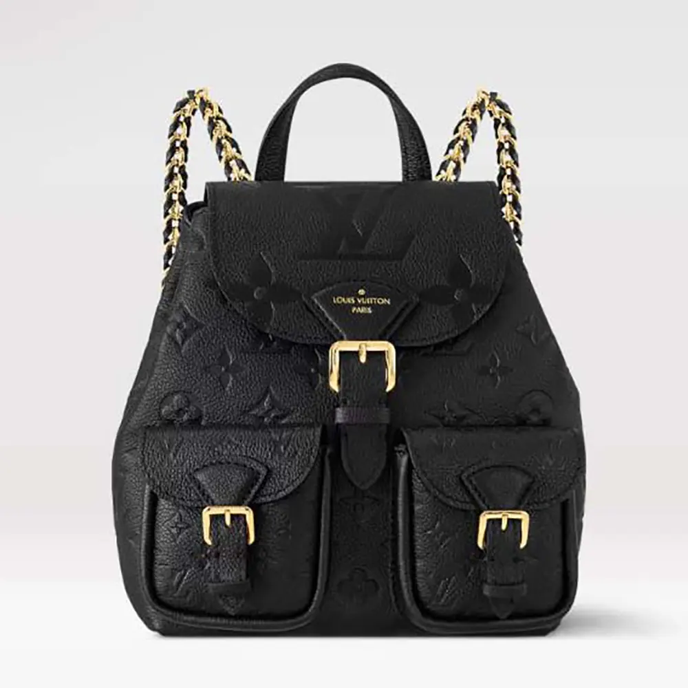 Louis Vuitton LV Women Backup in Cowhide-leather Trim-Black M47072