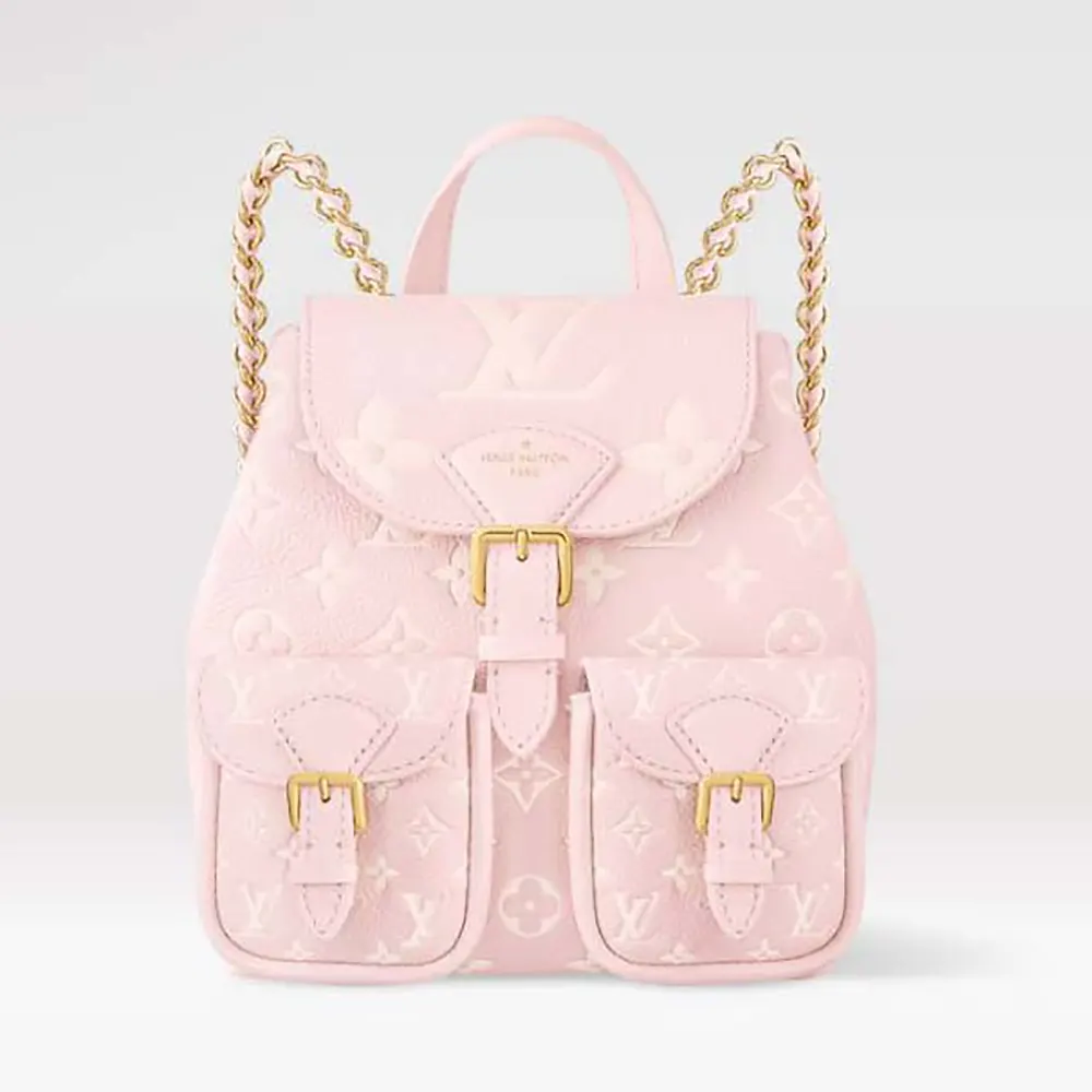 Louis Vuitton LV Women Backup in Cowhide-leather Trim-Pink M12987