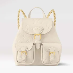 Louis Vuitton LV Women Backup in Cowhide-leather Trim-White M47106
