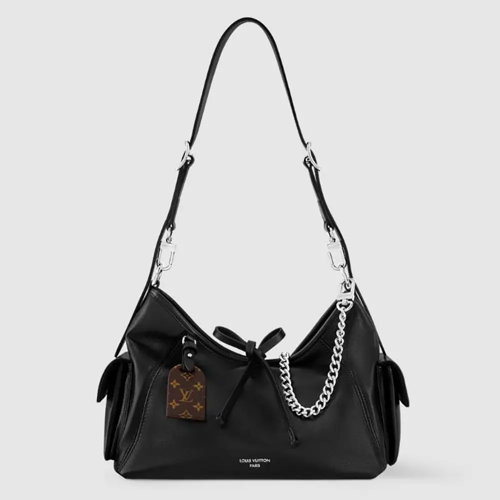 Louis Vuitton LV Women CarryAll Cargo Vibe PM-Black M24861