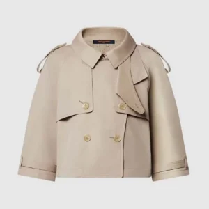 Louis Vuitton LV Women Cropped Trench Jacket 1AGNEC