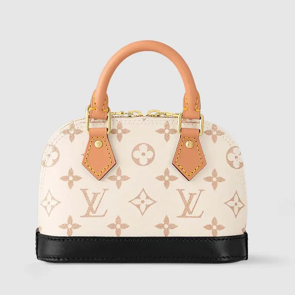 Louis Vuitton LV Women Nano Alma Monogram Dune Coated Canvas M46895
