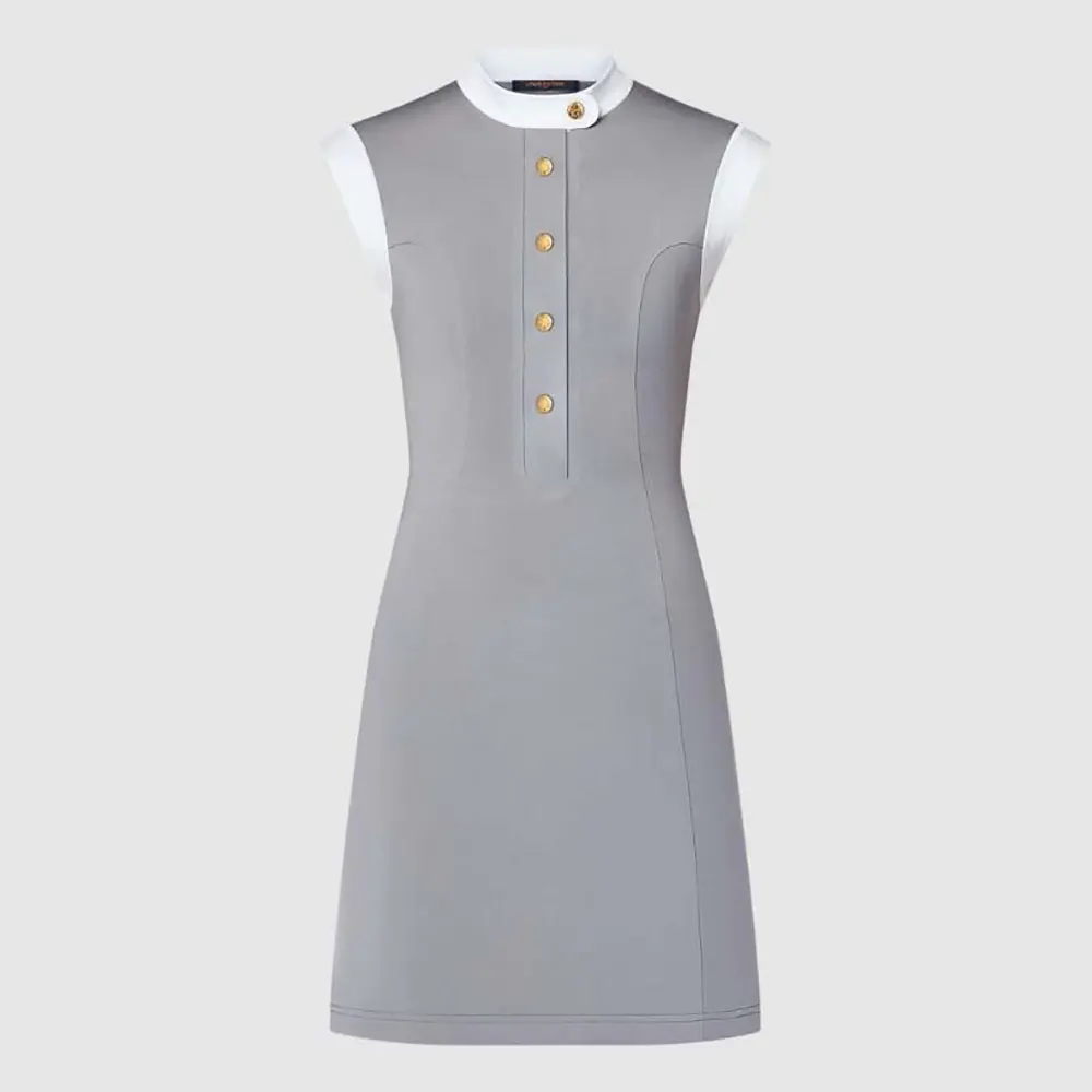 Louis Vuitton LV Women Technical Jersey Color-Block Dress 1AGNPX