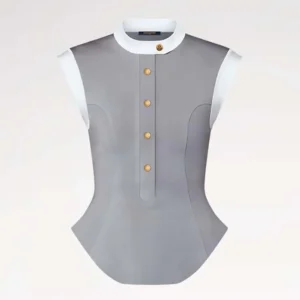 Louis Vuitton LV Women Technical Jersey Color-Block Peplum Top