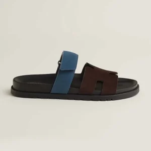 Hermes Unisex Chypre Sandal-Blue