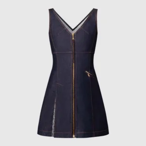 Louis Vuitton Women Denim Mini Dress 1AI136