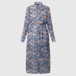 Louis Vuitton Women Floral Vine Shirt Dress 1AHHZY