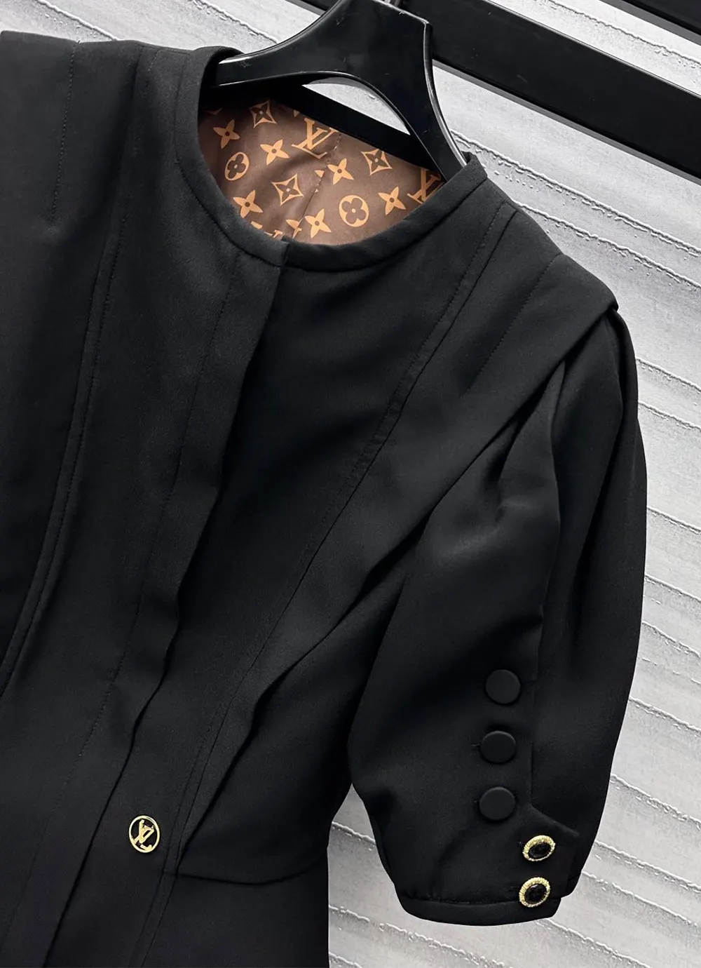 Louis Vuitton Women Puff-Sleeve Peplum Jacket 1AIBB6