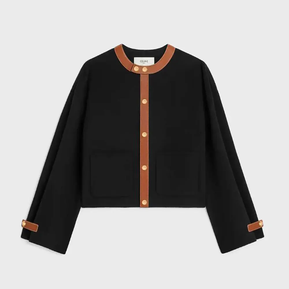 Celine Women Cardigan Jacket In Double Face Cashmere RV02S6700