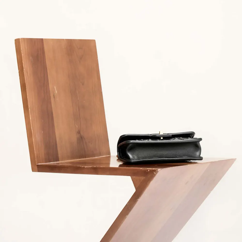 Chanel Women Mini Flap Bag Metallized Braided Calfskin Gold Tone Metal-Black