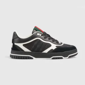Gucci Unisex Gucci Re-Web Sneaker-Black ‎787476AADHW