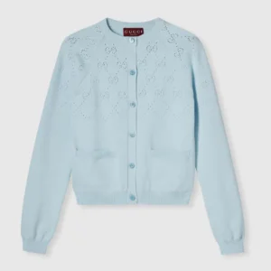Gucci Women GG Cotton Cardigan 836379XKE024335