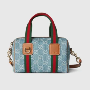 Gucci Women Mini Gg Handbag-Blue ‎859975FAFTZ8661