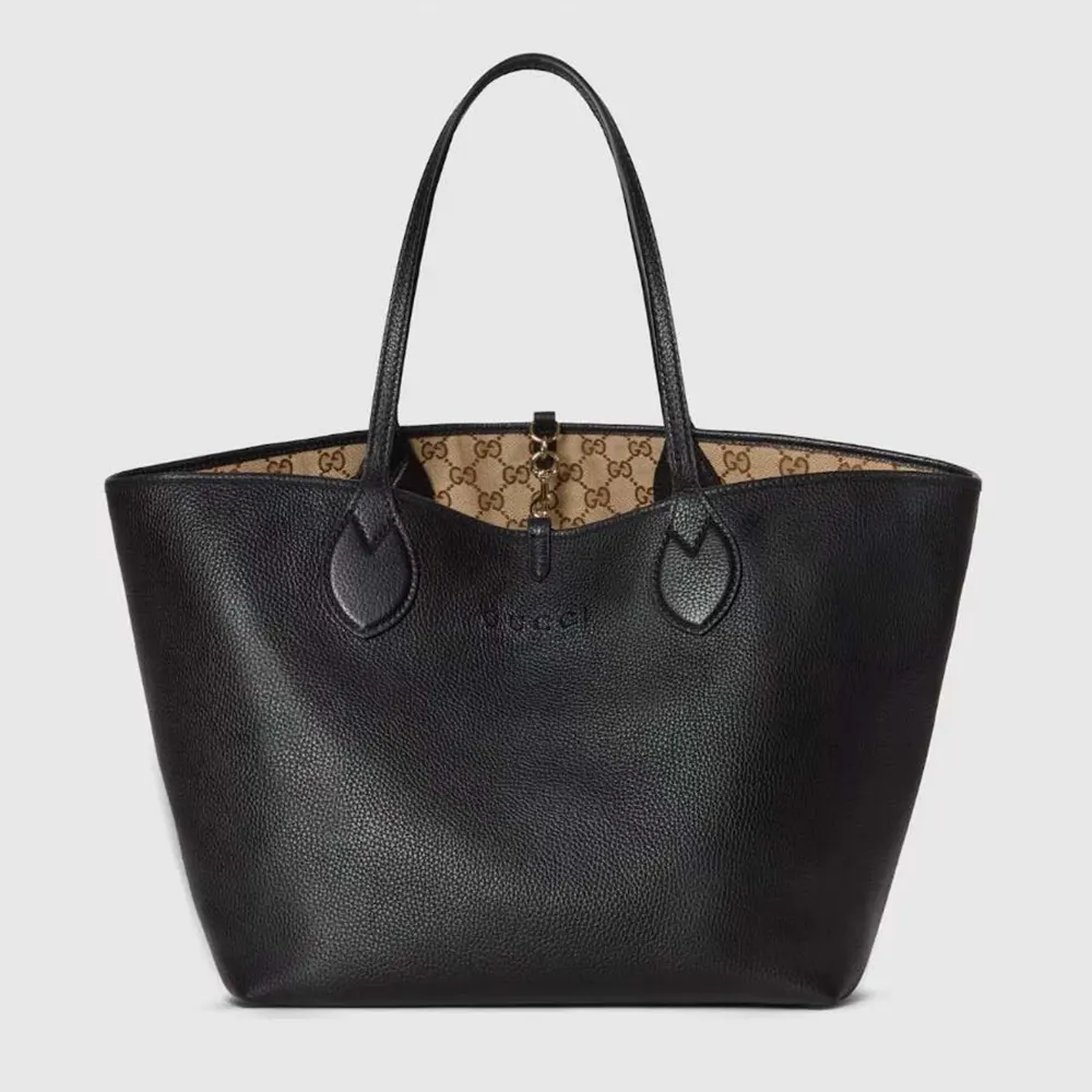 Gucci Women Totissima Large Reversible Tote Bag-Black 839112AAFEQ
