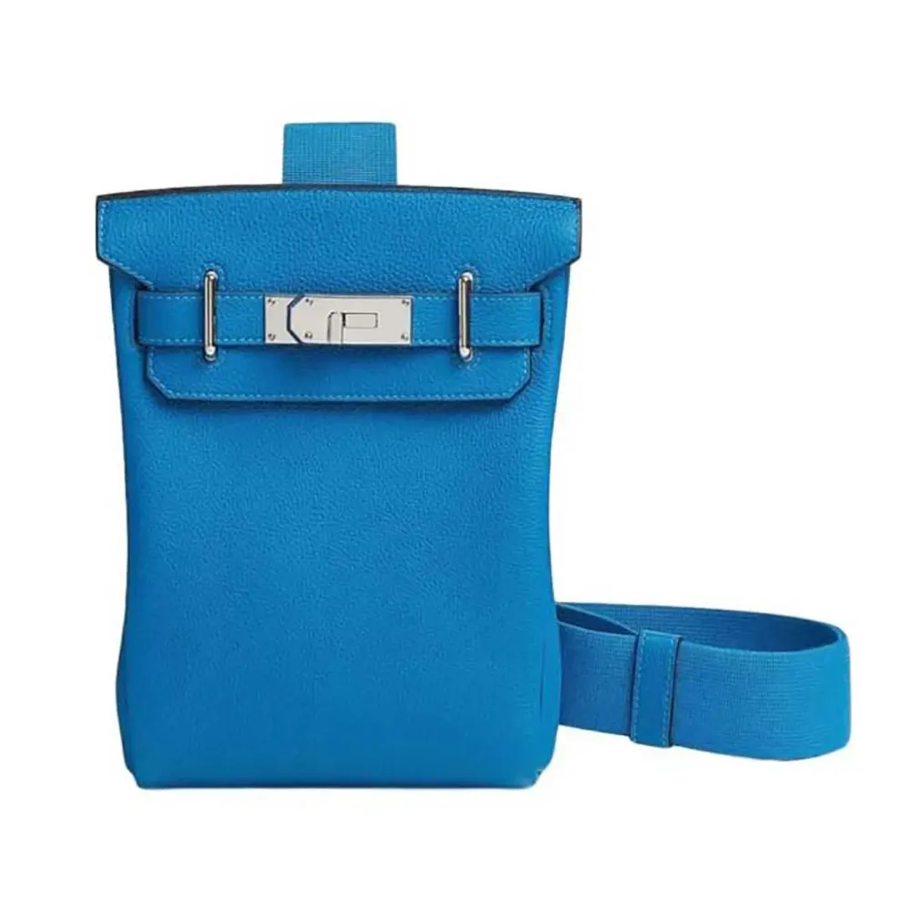 Hermes Unisex Hac A Dos PM Backpack-Blue H083589