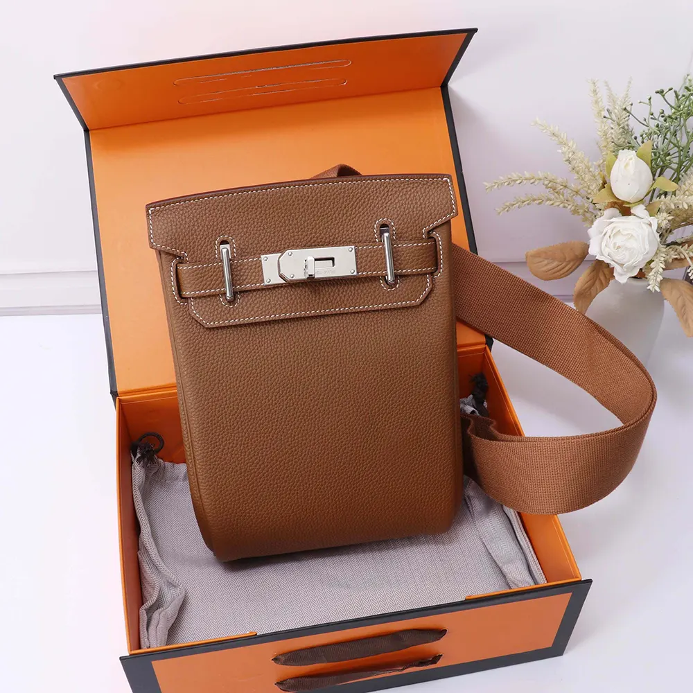 Hermes Unisex Hac A Dos PM Backpack-Brown H083847CK34