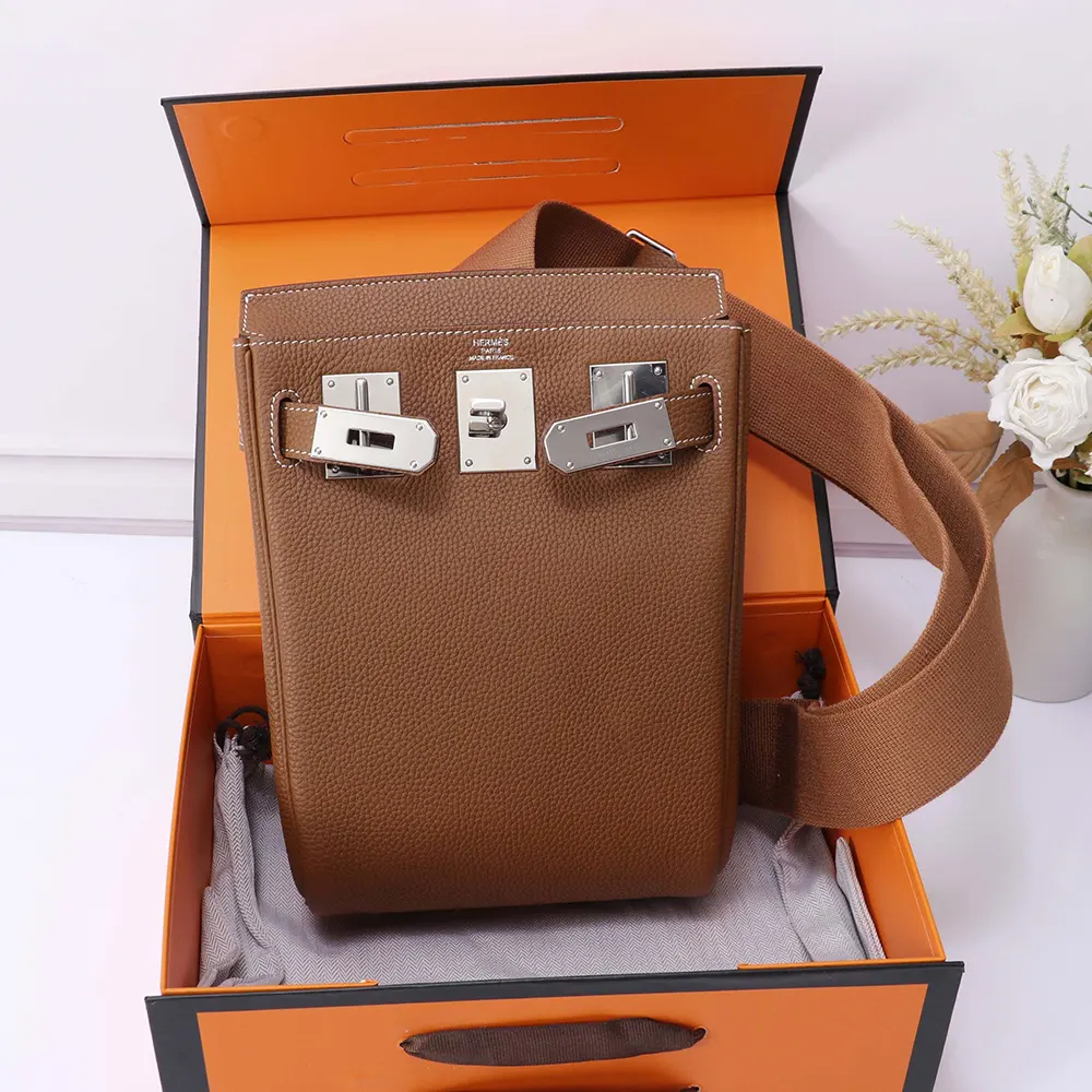 Hermes Unisex Hac A Dos PM Backpack-Brown H083847CK34