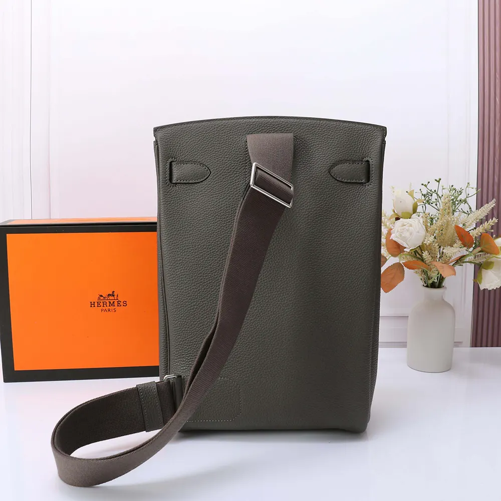 Hermes Unisex Hac A Dos PM Backpack-Dark Green H083589