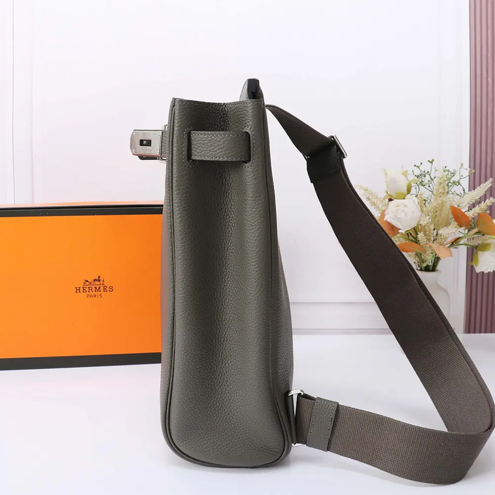 Hermes Unisex Hac A Dos PM Backpack-Dark Green H083589