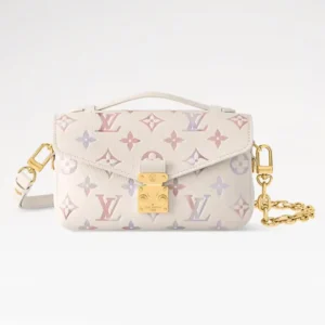 Louis Vuitton LV Women Pochette Métis East West Embossed Grained Cowhide Leather M25682
