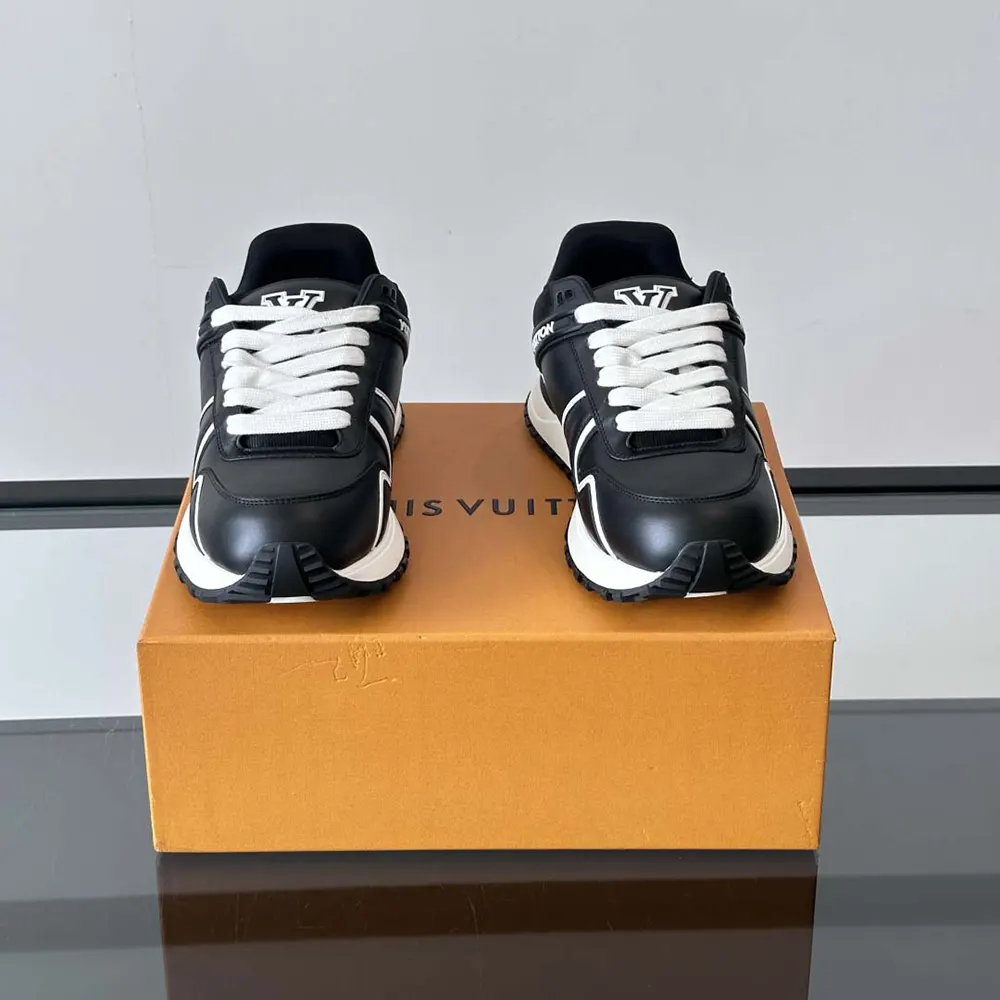 Louis Vuitton LV Unisex Run Away Maxi Sneaker-Black 1AHSS0
