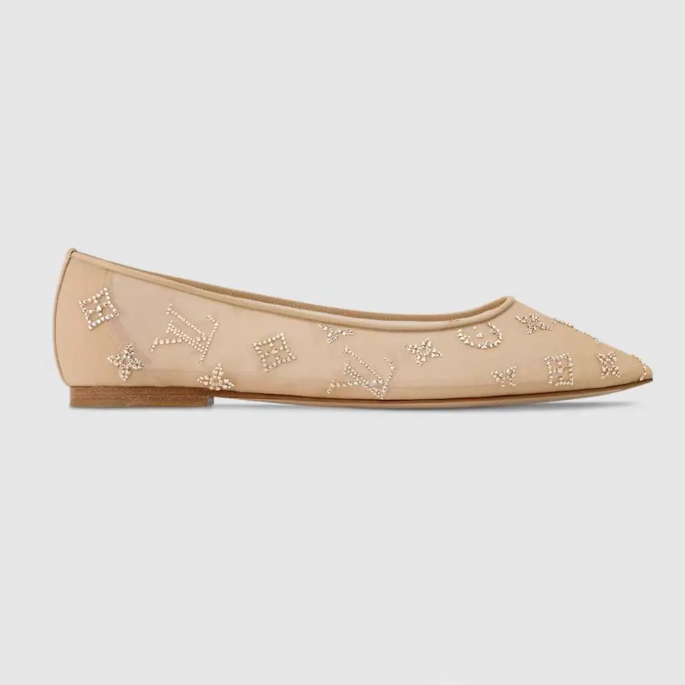 Louis Vuitton LV Women Gala Flat Ballerina-Nude Beige 1AIDQS